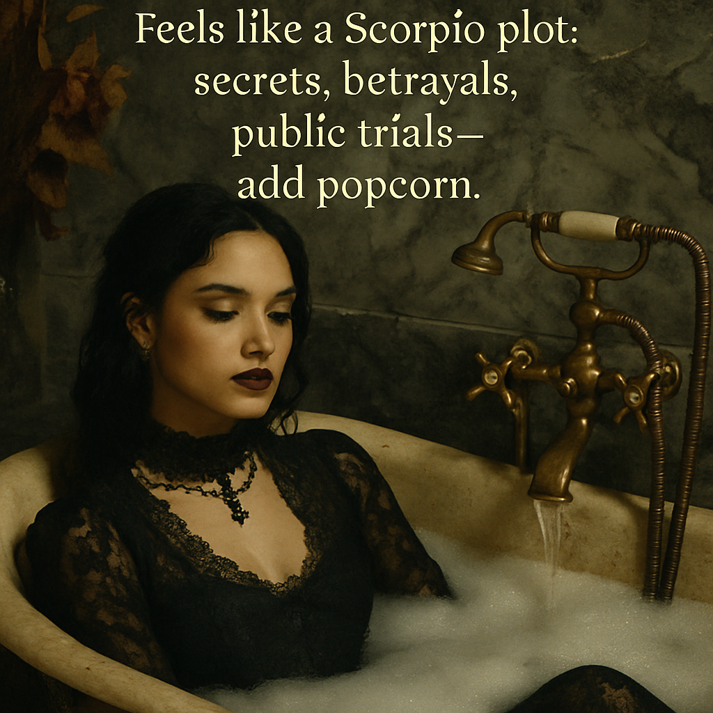 Today’s Scorpio drip art